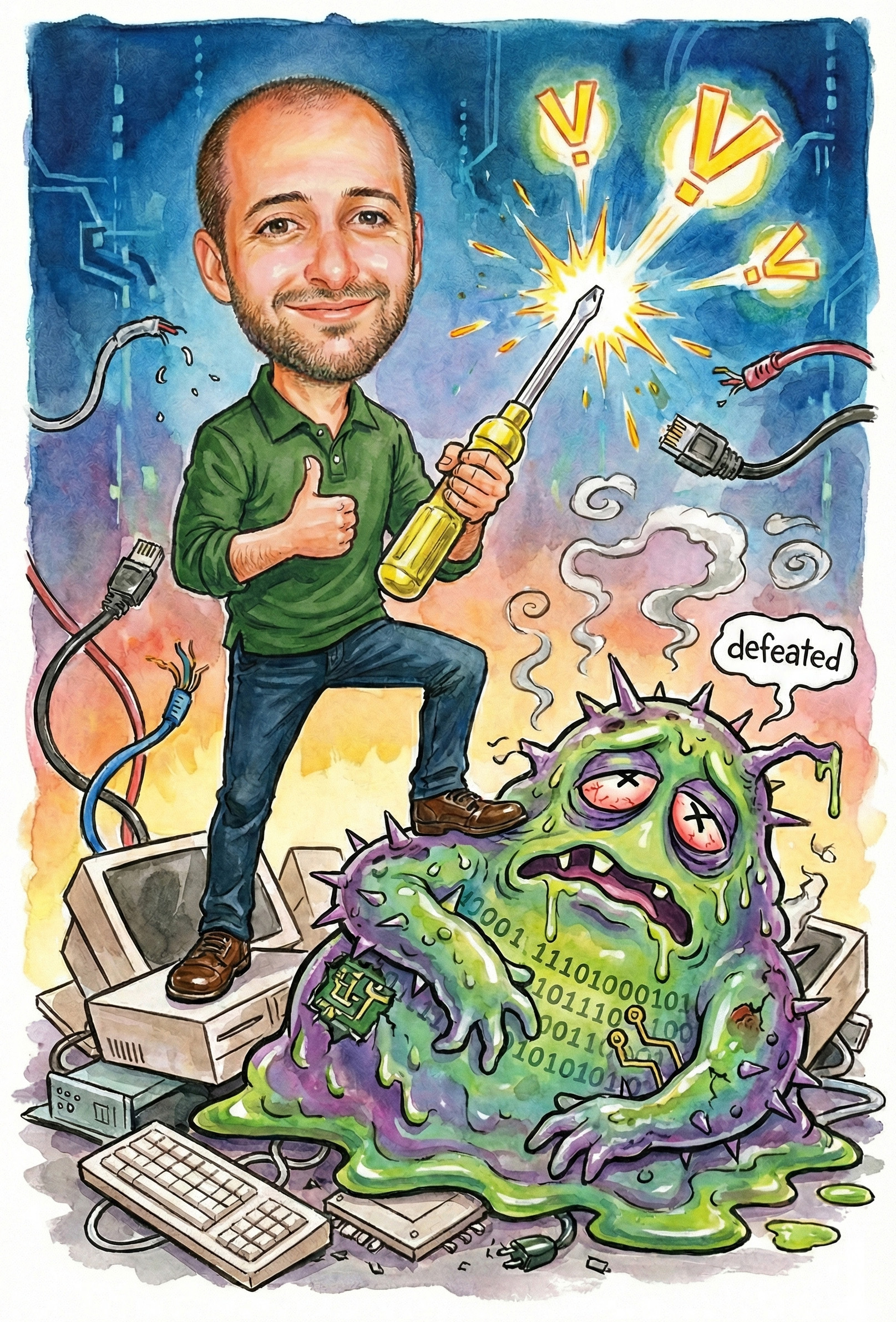 Virus removal service